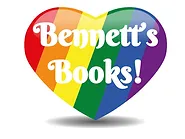 rainbow heart - Bennett's Books logo