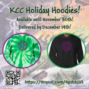 buy a KCC hoodie sweatshirt for the holidays